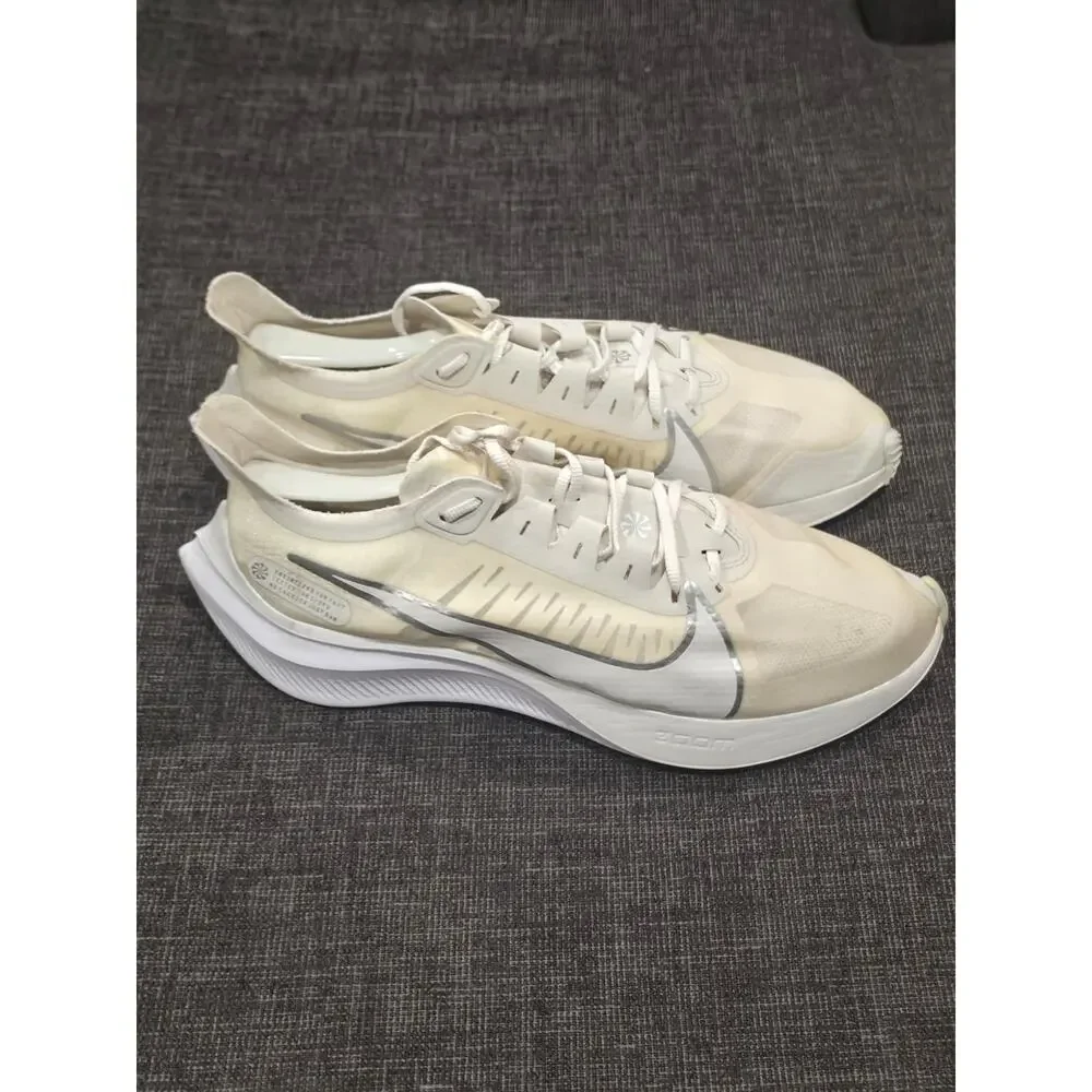 Nike Zoom Gravity Platinum Tint White Men's 10.5 Running Shoes BQ3202-008